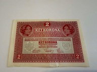 2 korony Austria / Austro-Węgry 1917 (1919) P#50 XF