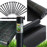 Mocna agrowłóknina antychwastowa 70 g/mUV 1,1 x 50 m czarna-mata ogrodnicza