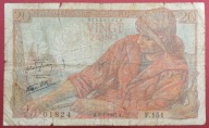 FRANCJA 20 FRANKÓW 1947 !!!
