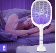 JA17 ELEKTRYCZNA ŁAPKA NA MUCHY KOMARY ĆMY OWADY PALETKA ZE STACJA 5000V