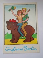 Niemcy - Berlin - maskotka misia - pocztówka
