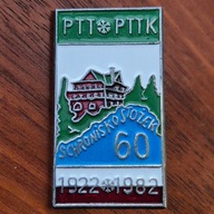 Odznaka Schronisko PTTK Stożek- 60 lecie - 1922 - 1982