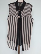 Czarno-biała bluzka w paski Atmosphere 34