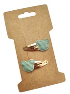 Spineczki spinki do włosów boho dla niemowląt niemowlaka mini pyk miś misie