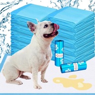 Podkłady chłonne higieniczne maty treningowe absorbujące 60x60 cm 100 szt