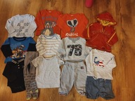 Zestaw ubrań r 74/80/86 tanio