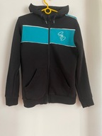 N BLUZA DRESOWA S&D NEW YORK KAPTUR ROZPINANA CZERNONIEBIESKA