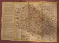 MAPA - POLSKA - Mapa Polski, Warszawa 1972 rok