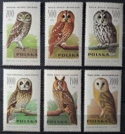 Polska Fi 3146/3151 stan ** ( 1990 ) Sowy