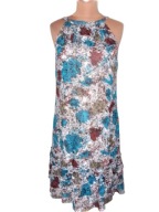 CECILIA ZWIEWNA LEKKA SUKIENKA FALBANKI KWIATY 40