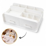 WIELOFUNKCYJNY ORGANIZER NA KOSMETYKI Z SZUFLADKAMI 26X10X16 CM