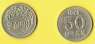 KOREA 50 WON 1978 r.