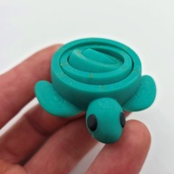 Brelok Żółw Spinner 3D Druk 3D | Zawieszka do Kluczy & Gadżet
