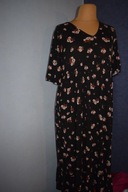 * DUNNES * SUKIENKA LETNIA DŁUGA Z WISKOZY W KWIATY_48