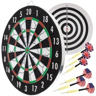 TARCZA DO DARTA 15 CALI DWUSTRONNA ZESTAW + LOTKI HIT
