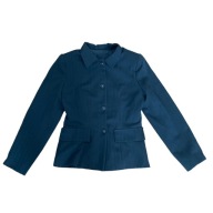 Żakiet damski marynarka czarna z długim rękawem 36 S