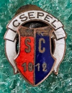 ODZNAKA SC SCEPEL 1912 BUDAPESZT - WĘGRY - KOPYTO - II RP