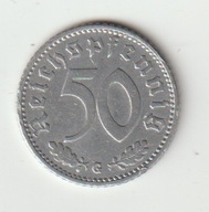 III Rzesza 50 pfennig 1941 G deskrut