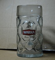 kufel BROWAR WARKA, JASNE PEŁNE 1,0L z około 2008r.