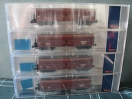 Roco 76031 zestaw Fals 4 wagony samowyładowawcze, PKP, H0 1/87, ep V nowe