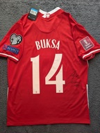 Koszulka Polska 2021 ADAM BUKSA z autografem
