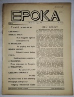EPOKA, DWUTYGODNIK, Nr 5/1936