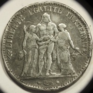 Francja, III Republika, 5 franków 1875 A, Paryż