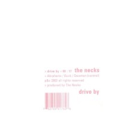 The Necks Drive By CD