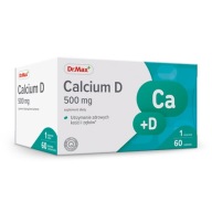 Calcium D 500 mg Dr.Max, suplement diety, 60 tab.