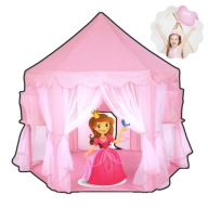NAMIOT KSIĘŻNICZKI RÓŻOWY PAŁAC DLA DZIEWCZYNKI XXL