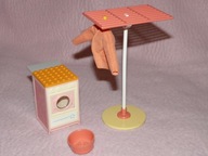 LEGO scala belville friends dom łazienka z pralką suszarką