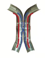 X Pipe Uchwyt do cięcia X-Pipe z kolanek ø88.9 R114