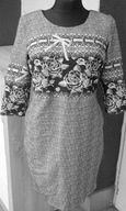 =MARGO sliczna sukienka,SUPER WZOR r 38/40