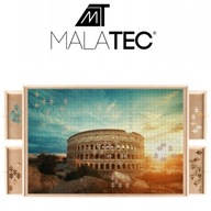 DREWNIANA TABLICA PODKŁADKA NA PUZZLE 1500 DO UKŁADANIA Z SZUFLADKAMI 89X69