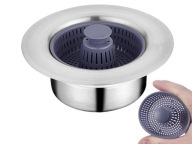 Uniwersalny korek sitko do zlewozmywaka zlewu kuchennego 79 mm regulowany