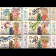 Zestaw 6 banknotów kolekcjonerskich Wyspa Wielkanocna Rapa Nui UNC blikshop