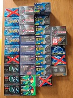 OKAZJA - Kasety magnetofonowe nowe 42 sztuki BASF, SONY, TDK, MAXELL CHROM