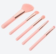 Zestaw 5 pędzli do makijażu w etui - zestaw podróżny travel set