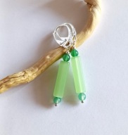 kolczyki srebro 925 naturalny agat