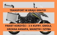 Benelli TRK 702X 3 x kufry, szyba, gmole, grzane manetki i kanapa TRANSPO