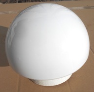 Lampa sufitowo-ścienna klosz biały, E27