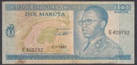 Kongo 10 Makuta 1967