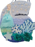 Piniata URODZINOWA DOWOLNY NUMER CYFRA FROZEN KRAINA LODU ELSA