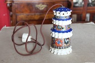 Aerozon - stara niemiecka lampka porcelanowa.