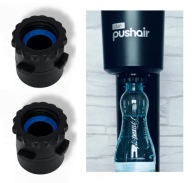 2 x ADAPTER BUTELEK PET DLA SATURATORA DAFI PUSHAIR - CZARNY