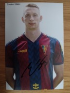 Zdjęcie autograf 10x15 Pogoń Szczecin sezon 2023/24 Mariusz Malec