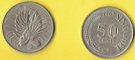 Singapur 50 Cents 1967 r.