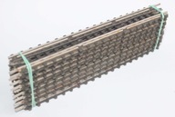 Tory proste kartonowe trójszynowe TRIX Express 10 szt. skala H0