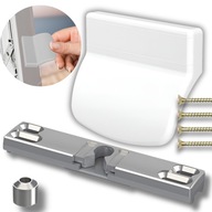 Zatrzask Balkonowy Klamka Uchwyt Do Drzwi Balkonowych Zamek Palacza BIAŁY