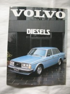 SAMOCHÓD VOLVO DIESEL stary FOLDER REKLAMOWY 1980